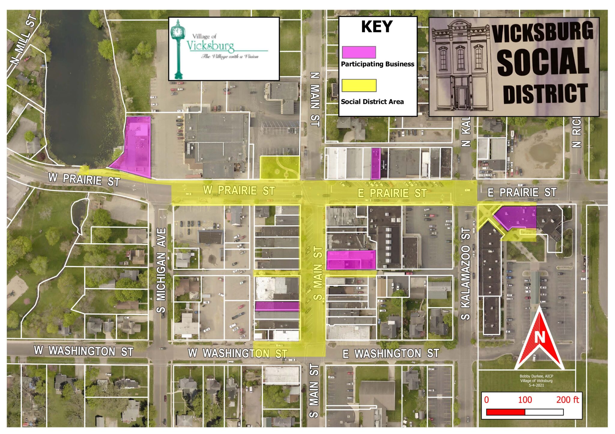 Vicksburg Social District The Village of Vicksburg, Michigan